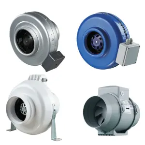 AC Circular duct fans