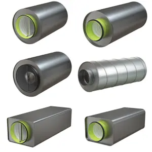 Products - Silancers catag Silencer - Sound attenuators for circular ducts
