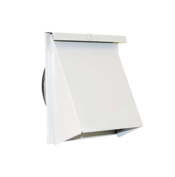 whs vagghuv 1 Wall hood for residential houses, smaller premises and for solutions with exhaust air connection. Mount on the external wall of the building. External wall hood for fresh air / exhaust air in homes with low pressure drop. WHS is a weather protection hood for outdoor air intake on the facades with low pressure drop and very good separation ability of rain. The hood consists of a front plate and removable net insert. WHS is manufactured in ABC guaranteed sheet metal with 15 years paint coating warranty to corrosion class C4. Available standard colours are black, brick red and zinc grey. Additional colours are available on request.