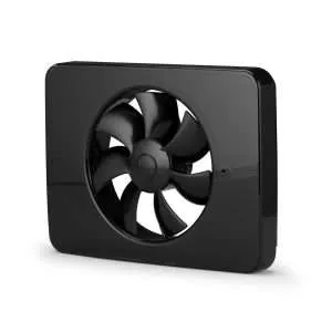 Bathroom Fan: Fresh Intellivent 2.0 Black